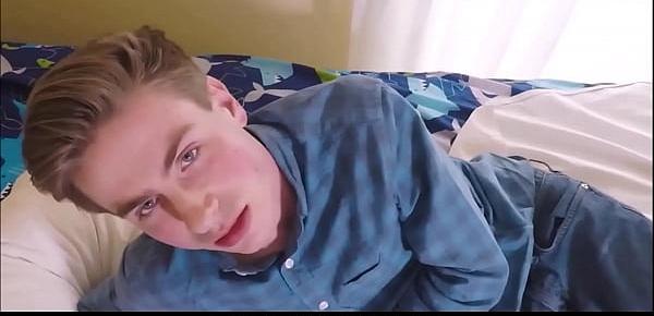  Virgin Blonde Twink Stepbrother Fucked By Horny Older Stepbrother POV